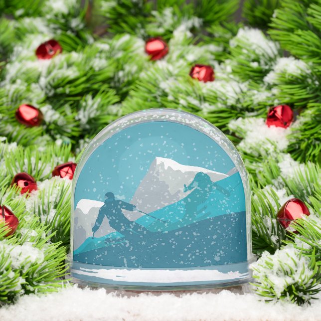  Alpine Skiing  Snowglobe (Christmas)