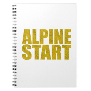 Alpine Start (Topo) Notebook
