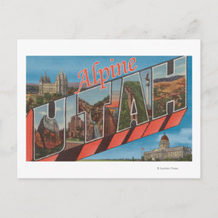 Alpine, UtahLarge Letter ScenesAlpine, UT Postcard