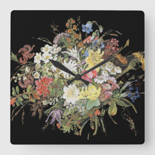 Alpine Wildflower Flowers Edelweiss Wall Clock