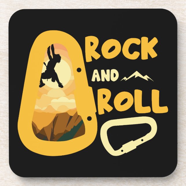 Alpinism Mountaineering High On Life Coaster (Front)