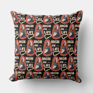 Alpinism Mountaineering High On Life Cushion