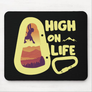 Alpinists Mountaineering Mouse Mat