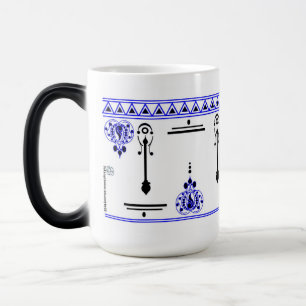 Alpona Design Blue Magic Mug