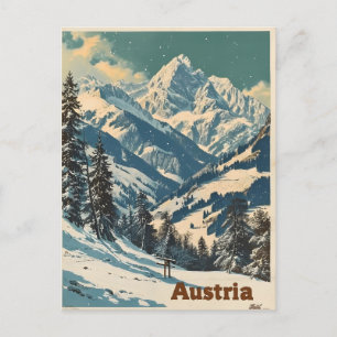 Alps Austria Vintage Postcard