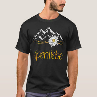 Alps Love Edelweiss Flower Mountain Adventure T-Shirt