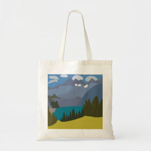 Alps Mountain Lake  Tote Bag