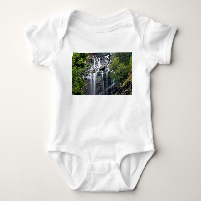 Alps Mountain Top Waterfall (Front)