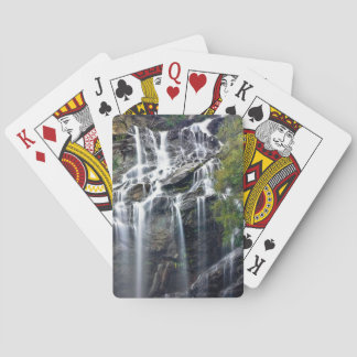 Alps Mountain Top Waterfall Playing Cards