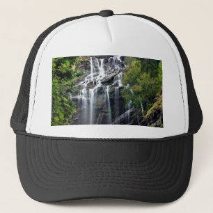 Alps Mountain Top Waterfall Trucker Hat