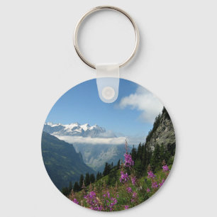 Alps, Mountains Key Ring