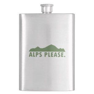 Alps Please Hip Flask