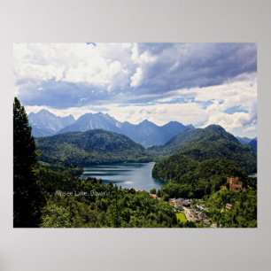 Alpsee Lake, Bavaria, Germany Poster