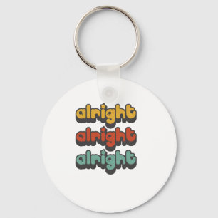 ALRIGHT-ALRIGHT-ALRIGHT-HIPPY-STAR KEY RING