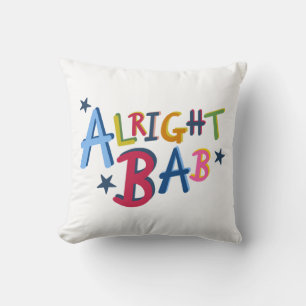 Alright Bab Black Country Words Cushion