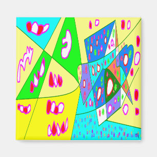 alright white art (2) magnet
