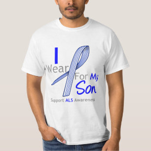 ALS Awareness I Wear ALS Ribbon For My Son T-Shirt