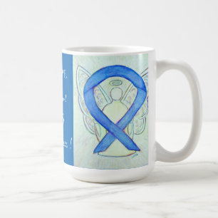 ALS Awareness Ribbon Angel Custom Mug
