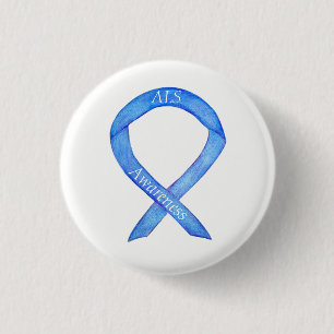 ALS Awareness Ribbon Custom Art Pin