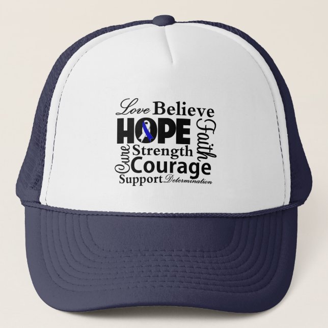 ALS Disease Collage of Hope Trucker Hat (Front)