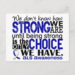 ALS How Strong We Are Postcard