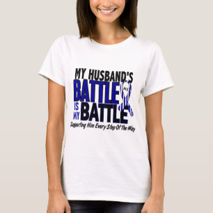 ALS My Battle Too 1 Husband T-Shirt
