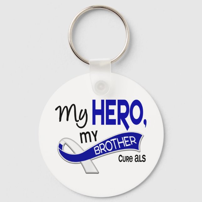 ALS My Brother My Hero 42 Key Ring (Front)