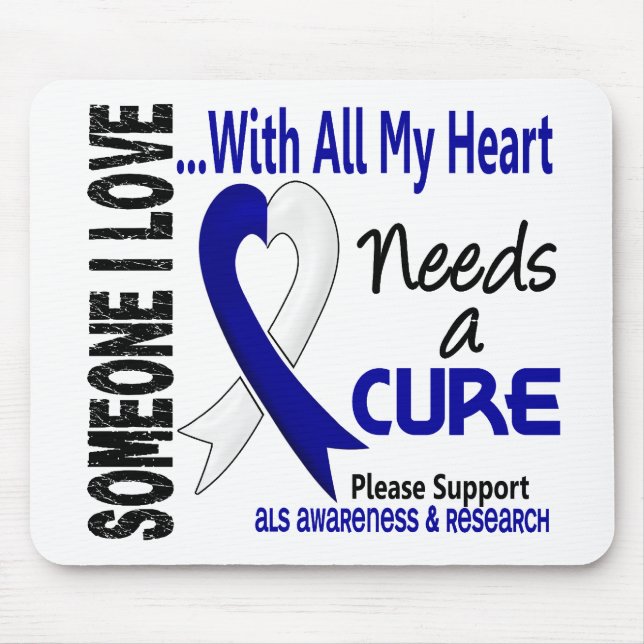 ALS Needs A Cure 3 Mouse Mat (Front)