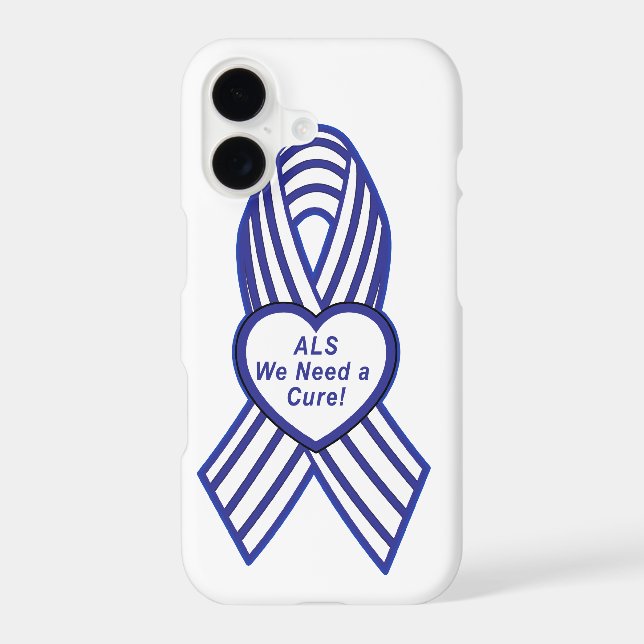 ALS Ribbon: We Need a Cure (Back)