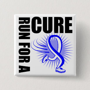 ALS Run For A Cure 15 Cm Square Badge