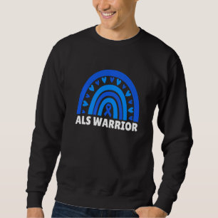 Als Warrior Awareness Women Amyotrophic Lateral Sc Sweatshirt