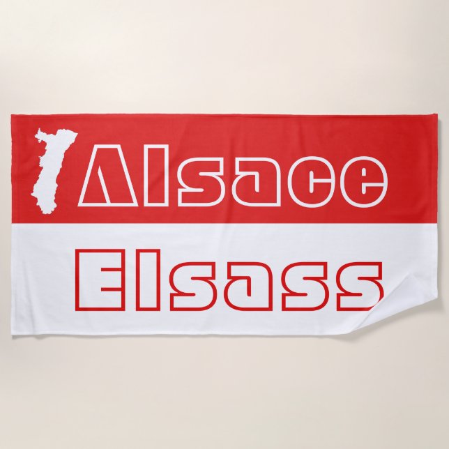Alsace Beach Towel - Elsass (Front)