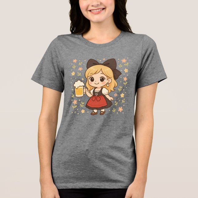 Alsace Beer Festival Tri-Blend Shirt (Front)