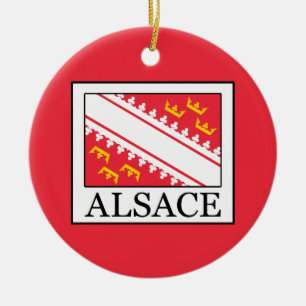 Alsace Ceramic Tree Decoration