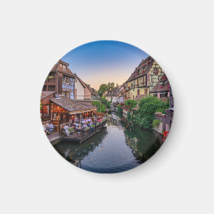 Alsace France Flower Water Canal Magnet