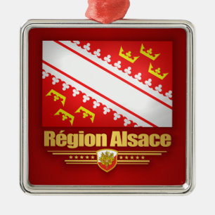 Alsace Metal Tree Decoration