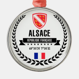 Alsace Metal Tree Decoration