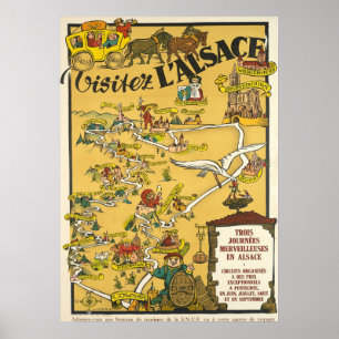 ALSACE POSTER