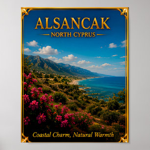 Alsancak North Cyprus Coastal Nature Journey Poster