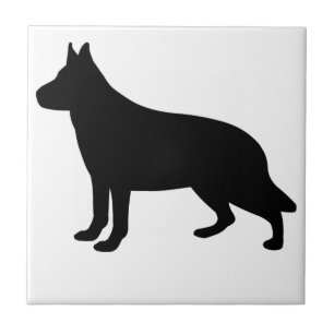 Alsatian Dog Tile