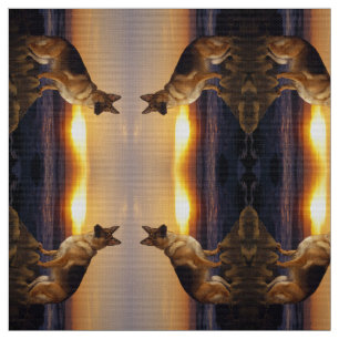 Alsatian dogs fabric