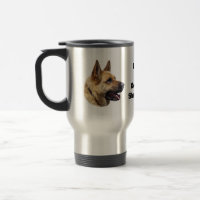 Alsatian German shepherd dog portrait