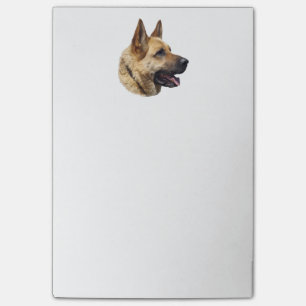 Alsatian German shepherd portrait Post-it Notes