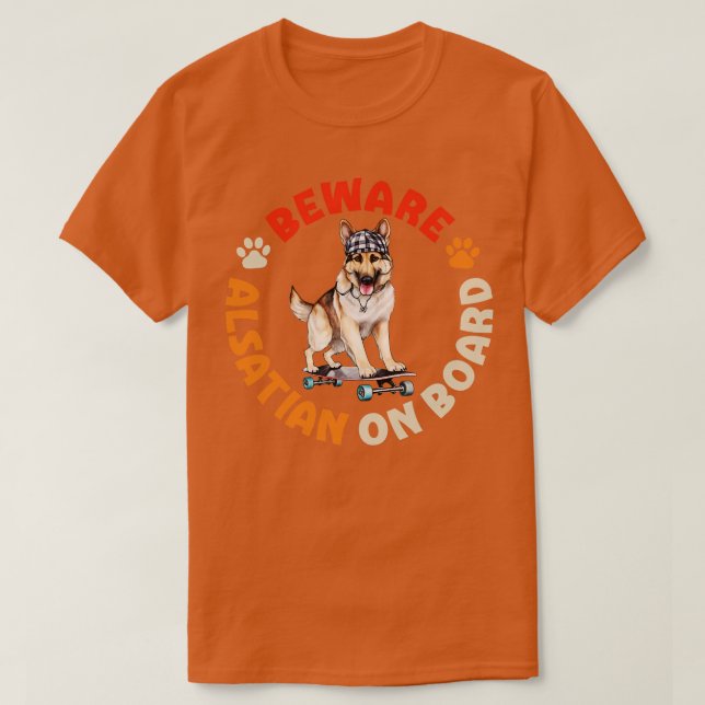Alsatian T-Shirt (Design Front)