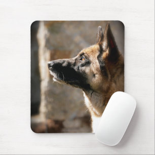 Alsatian Waiting Mouse Mat