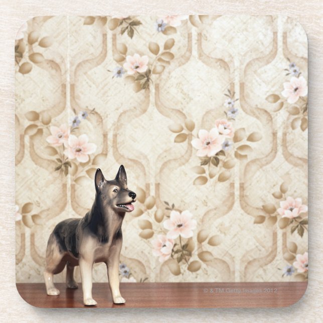 Alsation dog coaster (Front)
