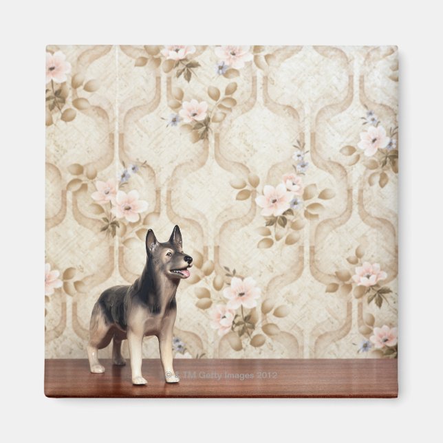 Alsation dog magnet (Front)