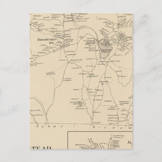 Alstead, Cheshire Co Postcard (Front)