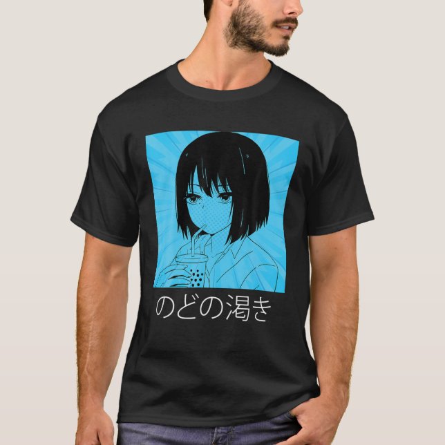 Alt Aesthetic - Manga - Anime Girl - Japanese Emo T-Shirt (Front)