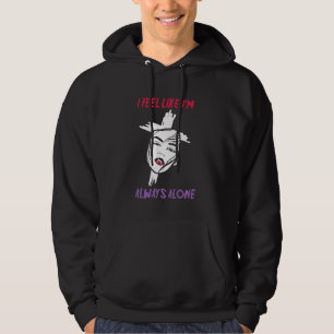 Alt Aesthetics I Feel Like I M Always Alone Vampir Hoodie